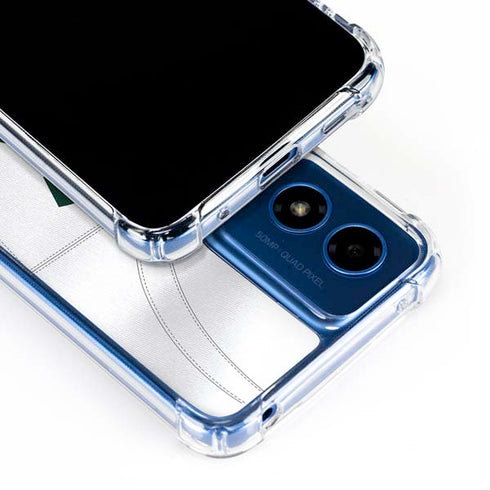 Michigan State University White Jersey Moto G 5G (2024) Clear Case